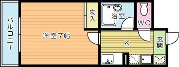 ギャラン工大駅前 302号室 間取り