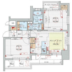 愛知県名古屋市西区菊井２丁目 間取り