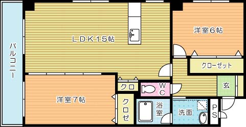 グレイス　 602号室 間取り