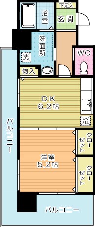 ミーナ原町 201号室 間取り