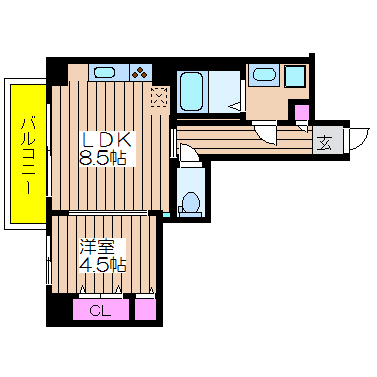 ポローニア立花通り 間取り