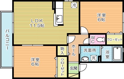 グレイスコート 間取り図