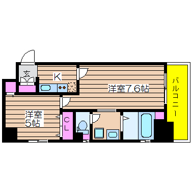 アモーレホンマチウエスト 間取り