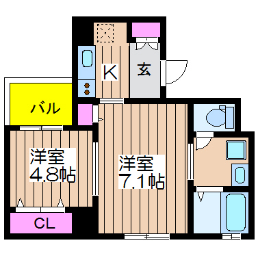 アモーレホンマチウエスト 間取り