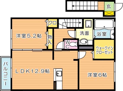 グリーンハイツ 間取り図