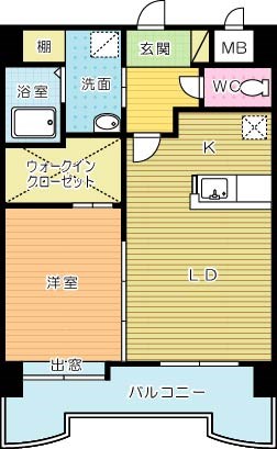 アンテスⅡ 302号室 間取り