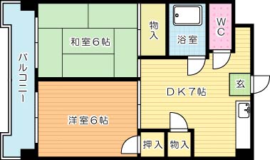 コーポ大興 101号室 間取り