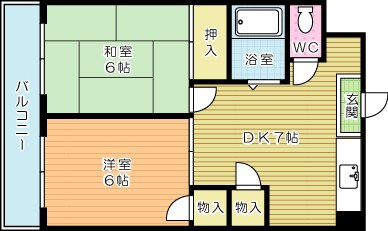 コーポ大興 101号室 間取り