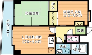 オールセインツ 間取り図