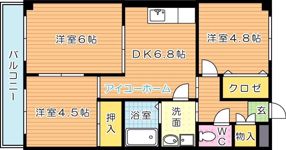 ドゥエル杉野　 間取り