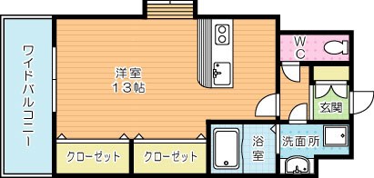 ウィークスステラ 506号室 間取り