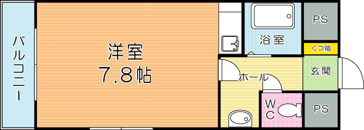 オリエンタル南小倉  403号室 間取り