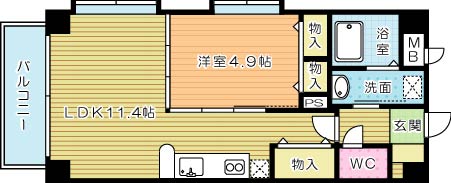 アクシス中井　 間取り図