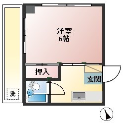 シティハイムＡ’ 205号室 間取り