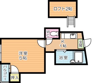 アーバンハイツ 202号室 間取り
