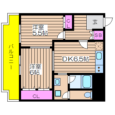 大阪府大阪市西区西本町１丁目 間取り