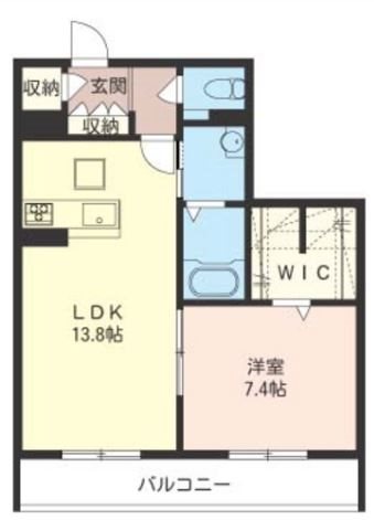 ファシーノ　FASCINO 303号室 間取り
