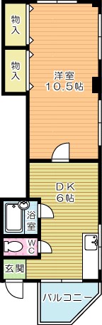 ヴィンテージ南小倉 303号室 間取り