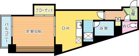 片野タカヤコーポレーションビル 304号室 間取り