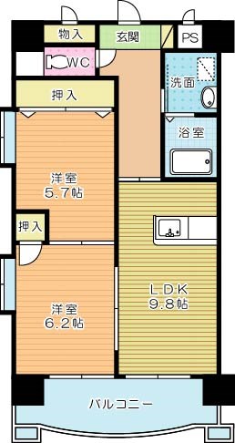 ＬＥＡＤ真鶴（リード真鶴）(高齢者向け優良賃貸住宅) 501号室 間取り