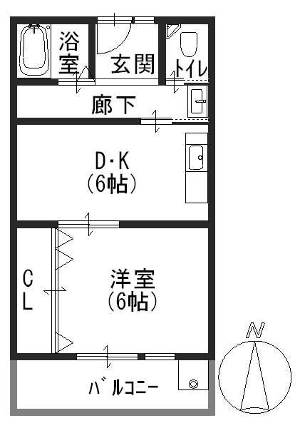 伊藤マンション 間取り図