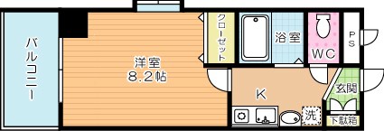 藤本ビル№２１中津口 301号室 間取り
