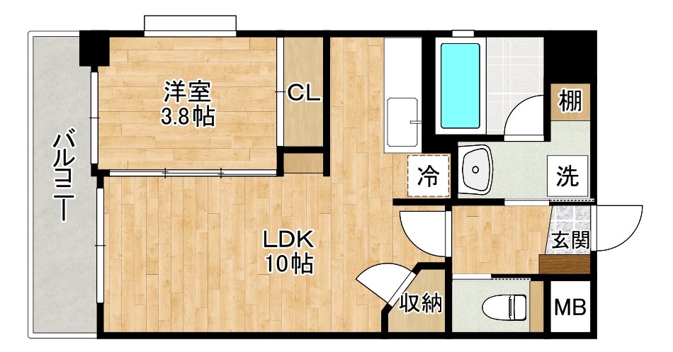 プルーム真鶴 601号室 間取り