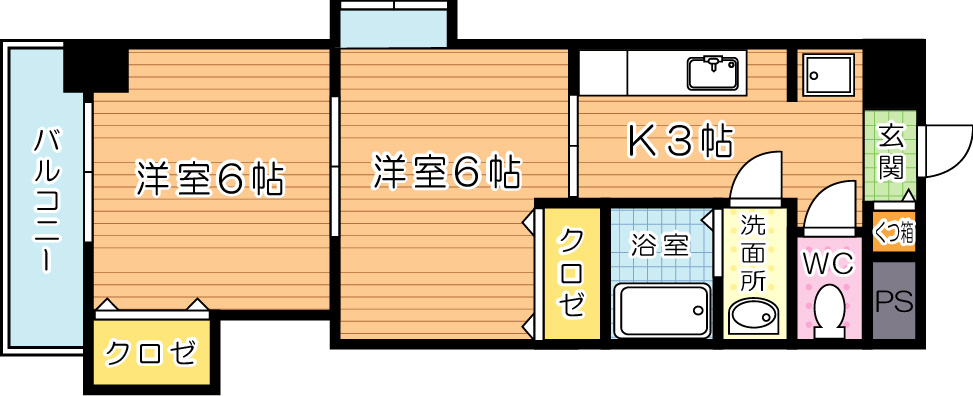 Ｈａｍｉｅｌ九工大前（ハミエル九工大前） 401号室 間取り