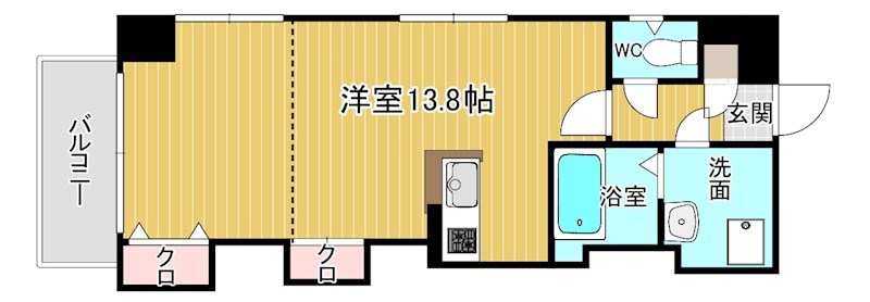 ベーシックビル 905号室 間取り