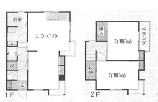 サンバーン港南台 C-1号室 間取り