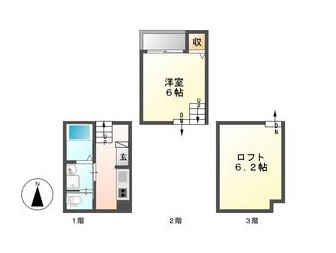 愛知県名古屋市北区辻町２丁目 間取り