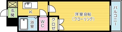 プレアール明和町 802号室 間取り