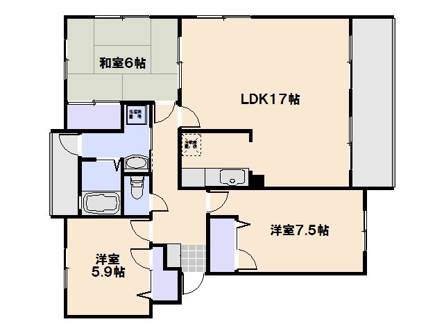 メゾン海老園ＤＸ 間取り