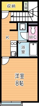 Roi de gland大田町（ロワデグラン大田町） 206号室 間取り