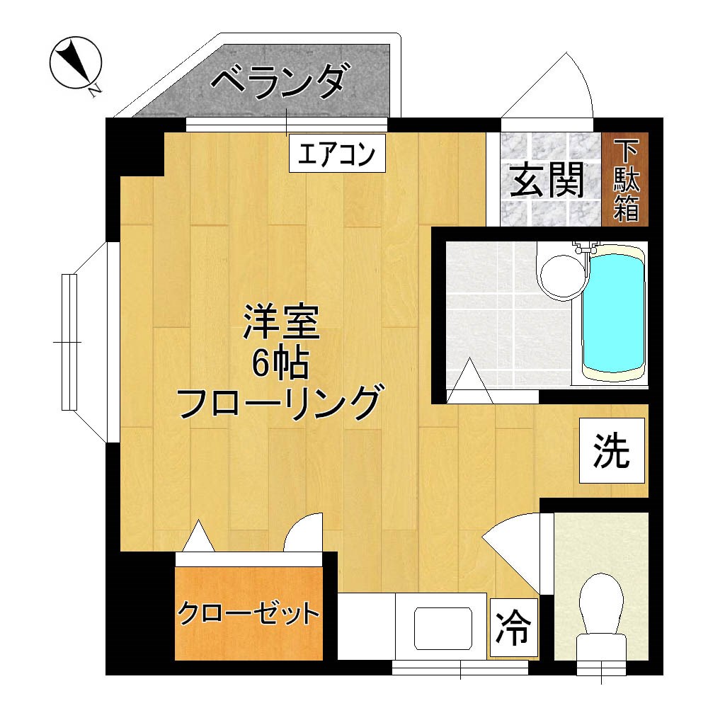 はしばハイム 間取り図