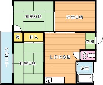 光田ビル 305号室 間取り