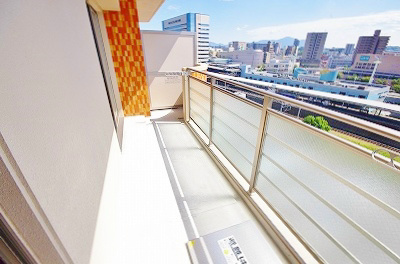 戸畑駅前銀座ビル ベランダ