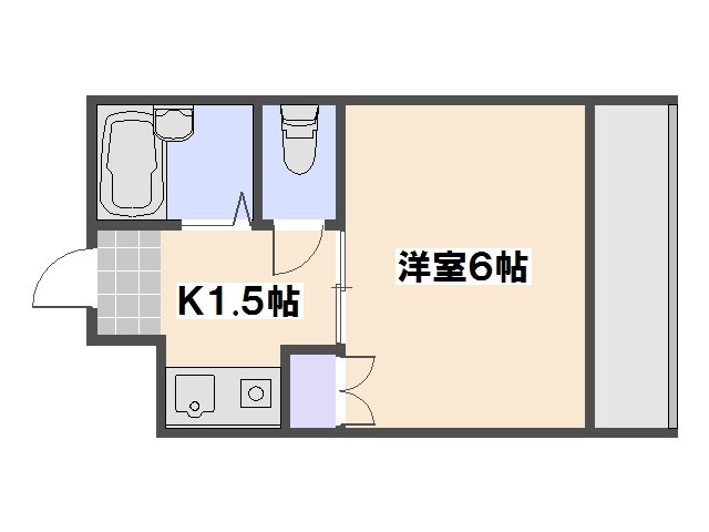 Ｔ・Ｓビル 204号室 間取り