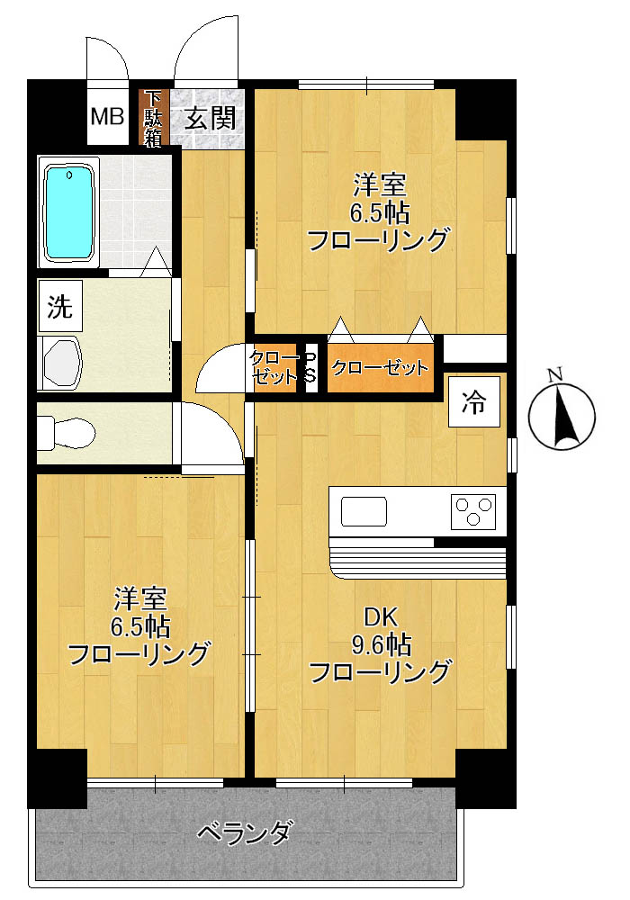 アンジュール　~ Unjour ~ 間取り図