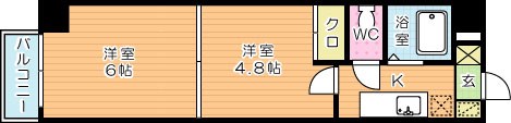 ヴァリーゴールド足立 302号室 間取り