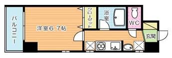 ケイズプレイス旦過 間取り図