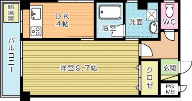 アルファＫⅡ 203号室 間取り