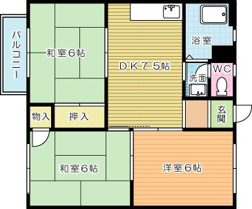 光田ビル 305号室 間取り