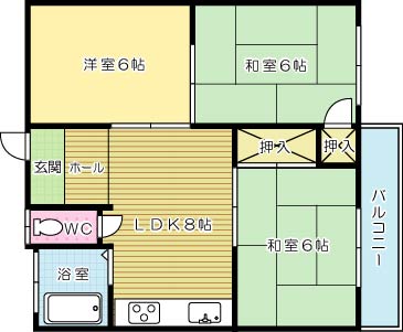 光田ビル 305号室 間取り