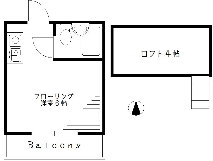 ヴィラ松庵B棟 間取り