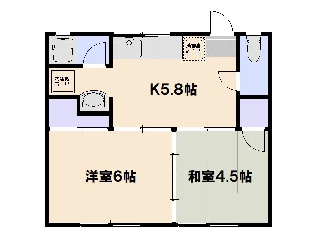 松田アパート 間取り