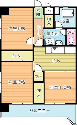 第２熊谷ビル 901号室 間取り