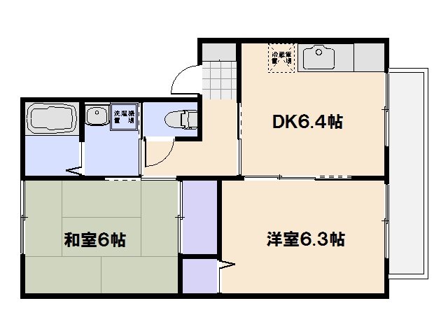 ヴィラージュ旭園 間取り図