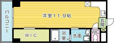 寿山ビル 507号室 間取り