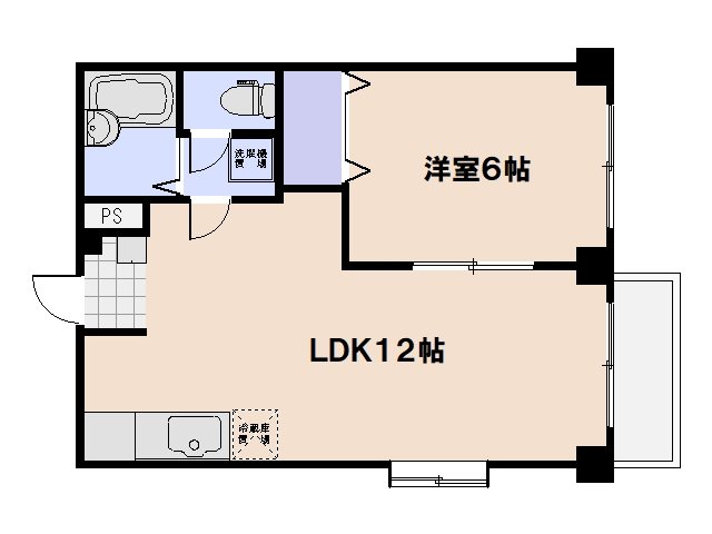 エルディムＫＴ 105号室 間取り